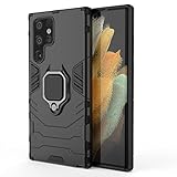 nincyee Case for Samsung Galaxy S22 Ultra,3 in 1 Heavy Duty Shockproof Shell Case,Built in Folding