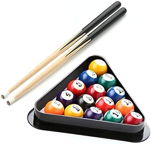 2 tacos de sinuca curtos para crianças pequenas de 20 polegadas / 27 polegadas / 90 polegadas, ideai