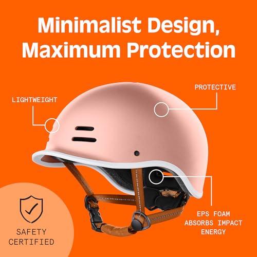 Image of Retrospec Remi Adult Bike Helmet for Men & Women - Bicycle Helmet for Commuting, Road Biking, Skating with Adjustable Dial