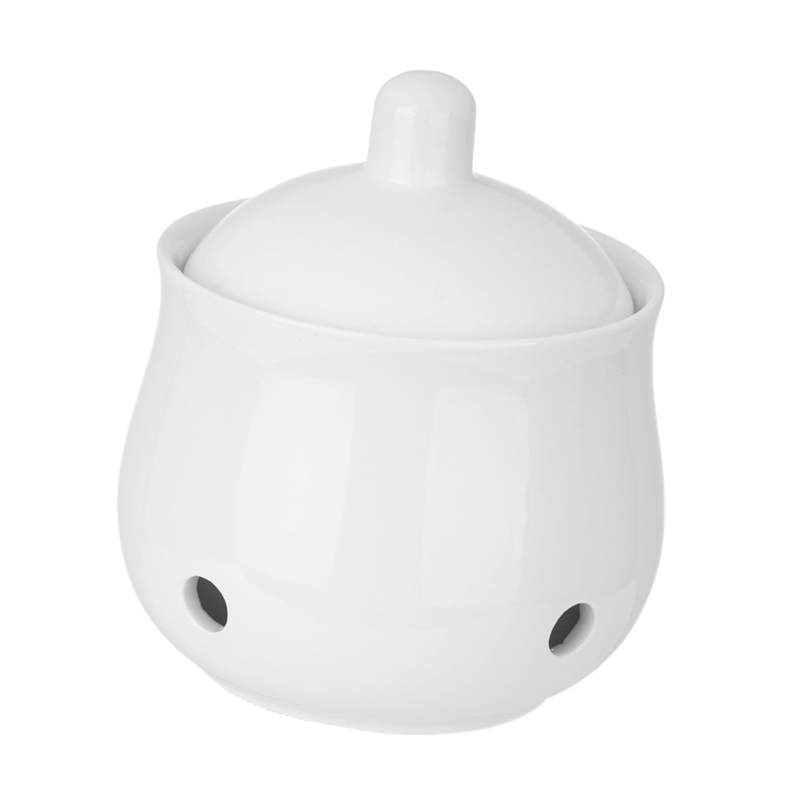 ALCXAZS Garlic Keeper With Lid Offers Compact Storage Solution For Garlic Ginger Chili Enhancing Kitchen Efficiency And Freshness Keeper With Lid Ceramic