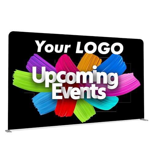 Hillicon Custom Backdrop Tension Fabric Banner Stand Backdrop