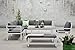 Produktbild Garden Impressions Hohe Dining Aluminium Lounge Blakes White XL Links, inklusive zusätzlichem Sessel und wasserabweisender Kissen