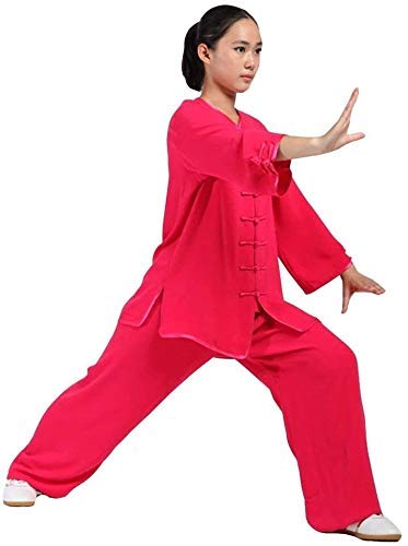 Abbigliamento Tai Chi Uniformi Arti Marziali Abbigliamento Uniforme Tai Chi Donna, Arti Marziali Cinesi Qi Gong Wing Chun Shaolin Kung Fu Abbigliamento Cotone Taekwondo Abbigliamento Panni P