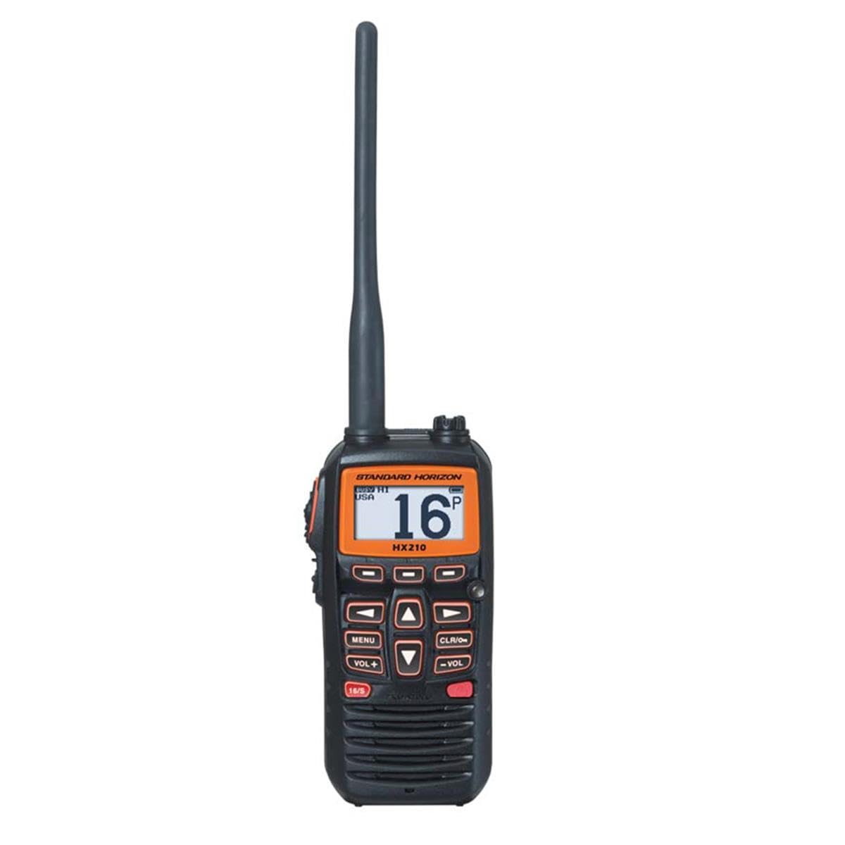 Standard Horizon HX210 Radio VHF de Mano, Color Negro