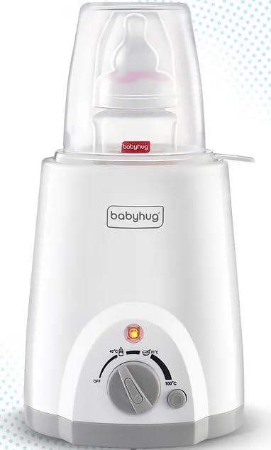 Image of Babyhug 3 in 1 Bottle Warmer Cum Sterilizer - White