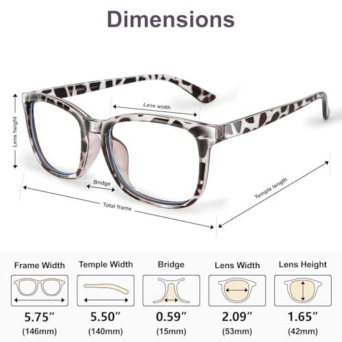 Image of VISOONE Blue Light Blocking Glasses Square with Anti Computer Glare for Gaming Women and Men MONTANA