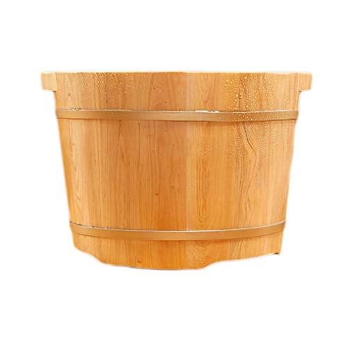 Balde de pedicura de madera para spa de pies