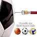 BlingKingdom 6 PCS Ball Pump Needles, Sturdy Air Pumping Pins Football Pump Valves Inflation Needle for Inflating Sports Ball, Basketball, Soccer, Rugby, Volleyball