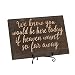 Ling's moment Memorial Table Wedding Sign Rustic Durable and Solid Wooden in Loving Memory Sign Wedding Remembrance Sign We Know You Would Be Here Today If Heaven Wasn't So Far Away Wedding Sign
