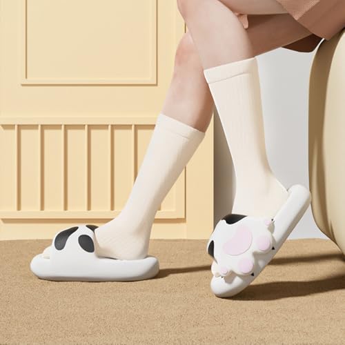 Jfxgjuv Cat Paw Slippers, Summer Cute Cartoon Cat Paw Slides for Women Men Non-Slip Open Toe Lightweight Sandals for Indoor Outdoor2