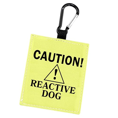 Patch pour chien réactif à suspendre afin d'éviter les approches surprises