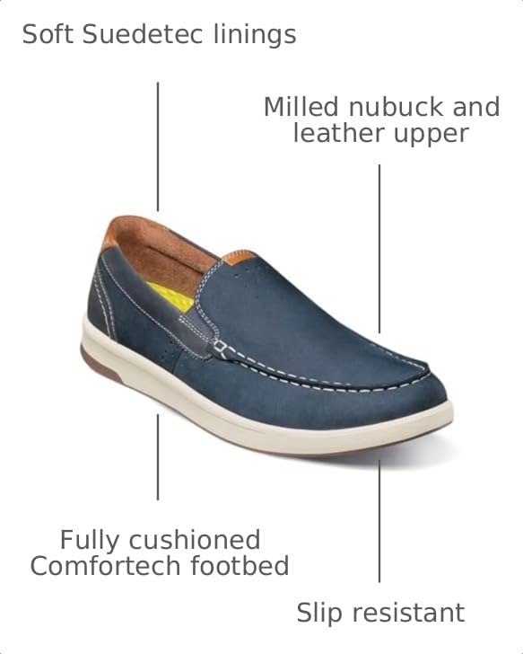 Image of Florsheim Men's, Crossover Moc Toe Slip-On