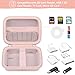 Supmay Computer Memory Card Readers Organizer Case Compatible with SD Card Reader, USB C SD Card Reader, TF Card, Micro SD Card, Portable Memory Card Accessories Storage Bag Travel Case, Pink