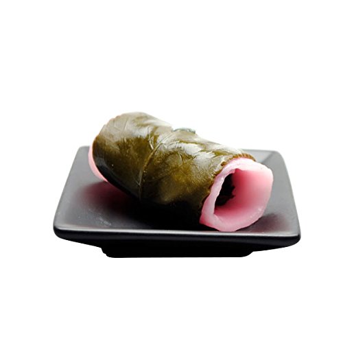 仏縁堂ブランド:本物ソックリ、お供え物にもなるローソク【故人の好物シリーズ:さくら餅】お仏壇・お墓参りに