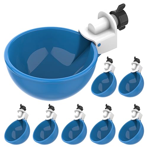 Lil Clucker - Blue Large Automatic Chicken Waterer Cups Suitable