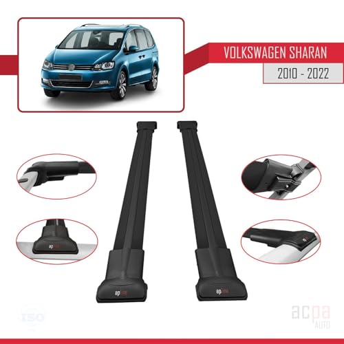 Barras de techo Volkswagen Sharan 2 que solucionan la falta de espacio de carga 3