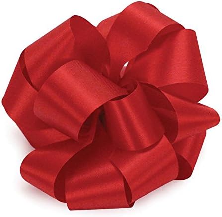 BERWICKOffray Lion Sea Maid Satin Acetate Ribbon-1-5/16 X 100yds-Red Ribbon