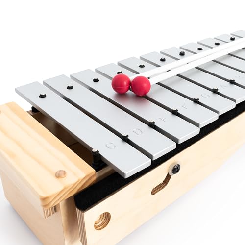 Métallophone soprano en métal Percussion Plus Harmony Series avec accessoires de rechange