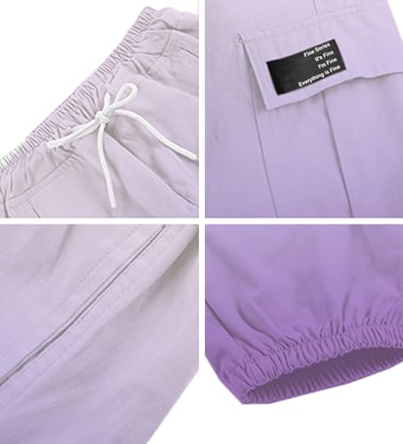 Image of SANGTREE Girls & Womens Printing Cargo Jogger Pants,6 Years - Women 2XL