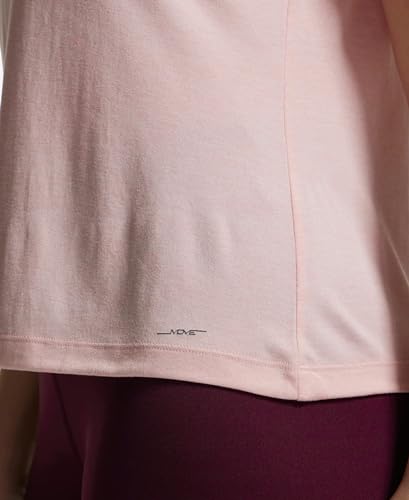 Image of Jockey MW01 Women's Microfiber Fabric Relaxed Fit Solid V Neck Half Sleeve Performance Active Wear T-Shirt with Stay Fresh Treatment