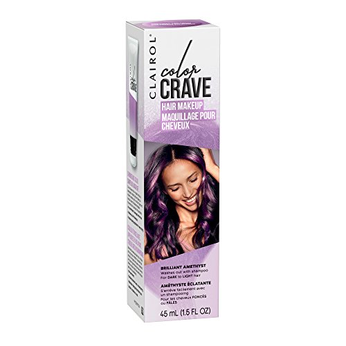 Clairol Color Crave Temporary Hair Color Makeup, Brilliant Amethyst, 1 Count