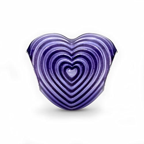 Happystar “I Love Mom” Bead Charm Fits Charm Bracelet Necklaces 925 Sterling Silver Bangle Bead Mother's Day Gifts For Women & Friends（With One Spacer Bead Charms） #TOP1