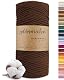 Makramee-Garn Goldmariechen Ackerbraun 3mm für DIY-Projekte