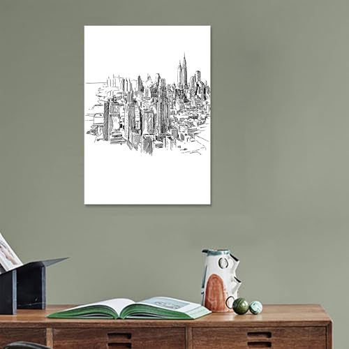 LUHSICEポスター アート ニューヨーク アート絵画 風景画 インテリア 壁掛け 壁飾り [2]