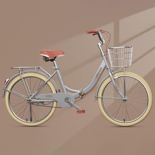 20' 22' 24' 26' Damen-Faltrad - Damenfahrrad Mit 6-Gang-Schaltung, Rahmen Aus Kohlenstoffstahl, Klapprad Für Den Stadtverkehr, Klapprad C,20 inch