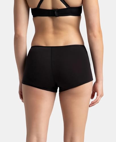 Image of Jockey SS04 Women High Coverage Super Combed Cotton Elastane Stretch Boy Leg (Pack of 2)