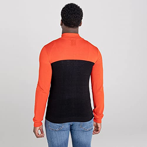 Dare2b Dutiful Full Zip Sweater, Amber Glow/Black