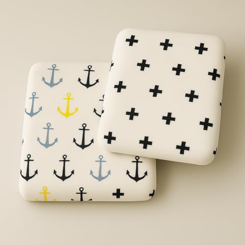 Image of Organic Cotton Muslin Pack of 2 Baby Bath Towel Cotton Cloth Premium Baby Washable, Reusable, Absorbent, Extra Soft 120 X 120 Cm Anchor & Plus