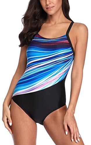 beautyin One Piece Swimsuits for Women Athletic Sports Exercise Swimming Suits