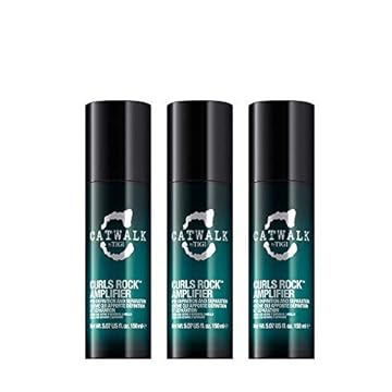 Tigi Catwalk, Curls Rock Amplifier, per maggiore definizione e controllo dei ricci, 3 x 150 ml