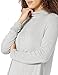 Amazon Essentials Women's Jersey Long-Sleeve Mock Neck Swing Tunic, Light Grey Heather, X-Large