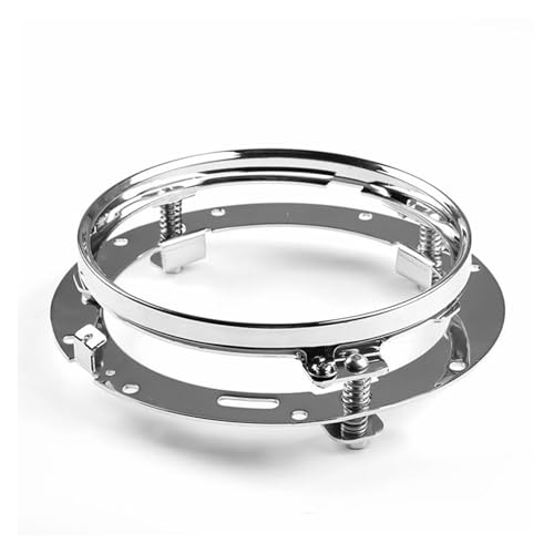 �o�C�N �w�b�h���C�g 7�C���` LED �I�[�g�o�C �w�b�h���C�g DRL �ɓK������ �G���W�F���A�C �ɓK������ ���_ �ɓK������ �j�o �ɓK������ �A�[�o���J�[ H4 �w�b�h�����v(Bracket Chrome)