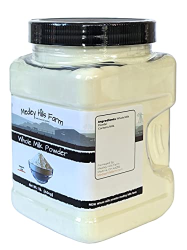 Medley Hills Farm Whole Milk Powder By Medley Hills Farm In Reusable Container 1 Lb. - Great Dry Milk Powder For Baking - Whole Powdered Milk thumb #2