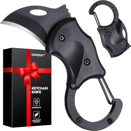 Christmas Mens Gifts, Stocking Stuffers for Men, Gifts for Dad Husband Grandpa, EDC Keychain Knife for Men, Christmas Fathers Day Birthday Gifts for Men Him Dad, Mens Christmas Stocking Stuffers