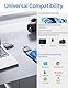 VANJA SD Kartenleser, 3-in-1 USB-A/C/Micro-USB Stecker SD Card Reader Adapter Aluminium OTG Kartenlesegerät für SD/Micro SD/SDHC/SDXC, Kompatibel mit iPhone 16-15/Android/Windows/macOS usw.