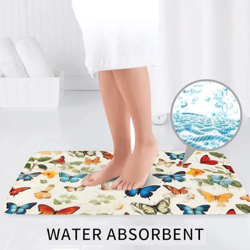 Tapis de salle de bain super doux et absorbant pour sol glissant - 6