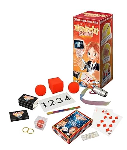 BUKI 6064 - Cofre de Magia - Wonderful - 50 Trucos con Accesorios y vídeos Online | Ya disponible en tu tienda friki favorita! En mundofriki.es!