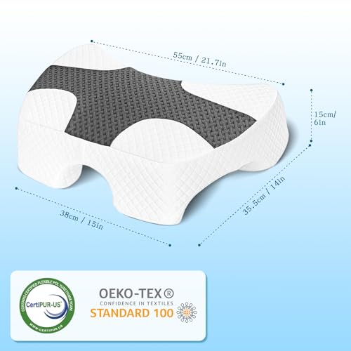 Eliteguard Side Sleeper Pillow with Arm Hole