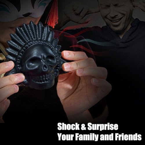 Image of Aztec Death Whistle, Reaches over 125 Decibels Loud Real Screaming Collectible Traditional Aztec Death Whistle Loudest Authentic Human Sounding Screams Loud Halloween Costumes Gift Self defense