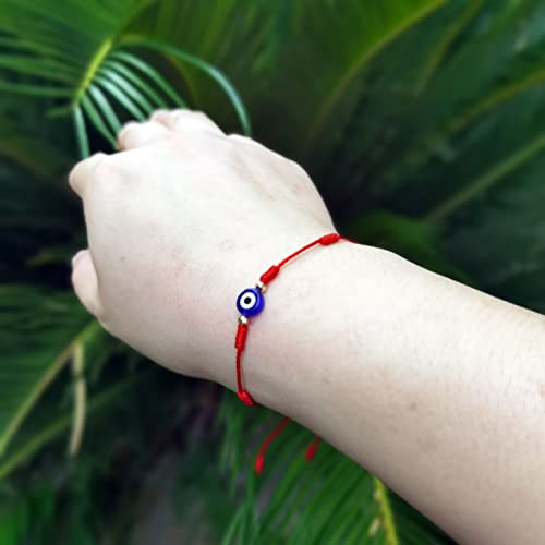 Evil Eye 7 Knot Lucky Bracelets for Women Men Adjustable Lucky Amulet Black Red String Bracelet for Protection Family Friends4