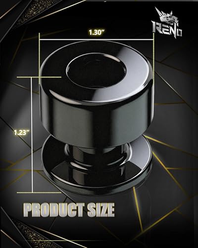 Image of RENO 10MM Swingarm Spools Sliders Stand, 304 Stainless Steel M10 x 1.25 Motorcycle Frame Sliders Fit for BR125 KLE650 EN650 EX250F EX300 Z1000 Z750 ZRX1200 ZX1200 ZX600 ZX636 Ninja (Black, 2 Pcs)