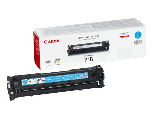 Cartouche toner cyan 718 Canon LBP7200cdn haute capacité 2900 pages 2661B002