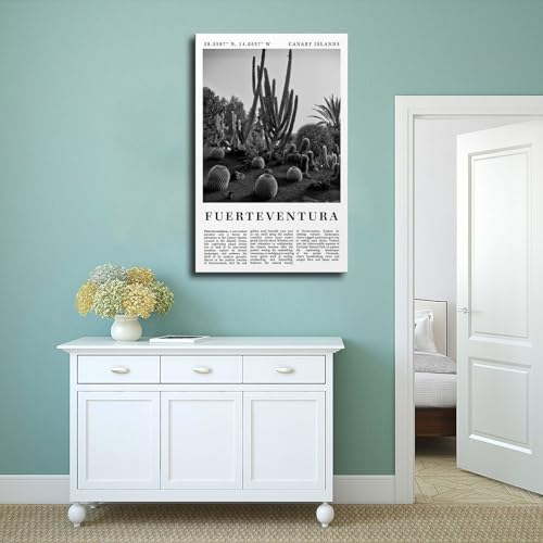 Poster Fuerteventura Espagne toile moderne pour raviver un mur blanc de salon