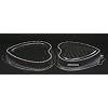 KitchenDance.com Disposable Heart Shaped Clamshell Container (10, Heart Clamshell Only)