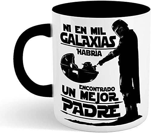 Taza Ni en mil Galaxias habría encontrado un mejor padre STAR WARS Mandalorian - Taza cerámica...