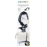 Nite Ize CamJam SlideLock Rope Tightener & 10 ft Nylon Rope - Features Pull-to-Tighten Lock & Quick-Release Lever - 250 lb Working Load Limit - Fits Rope Sizes 3–6mm - Large